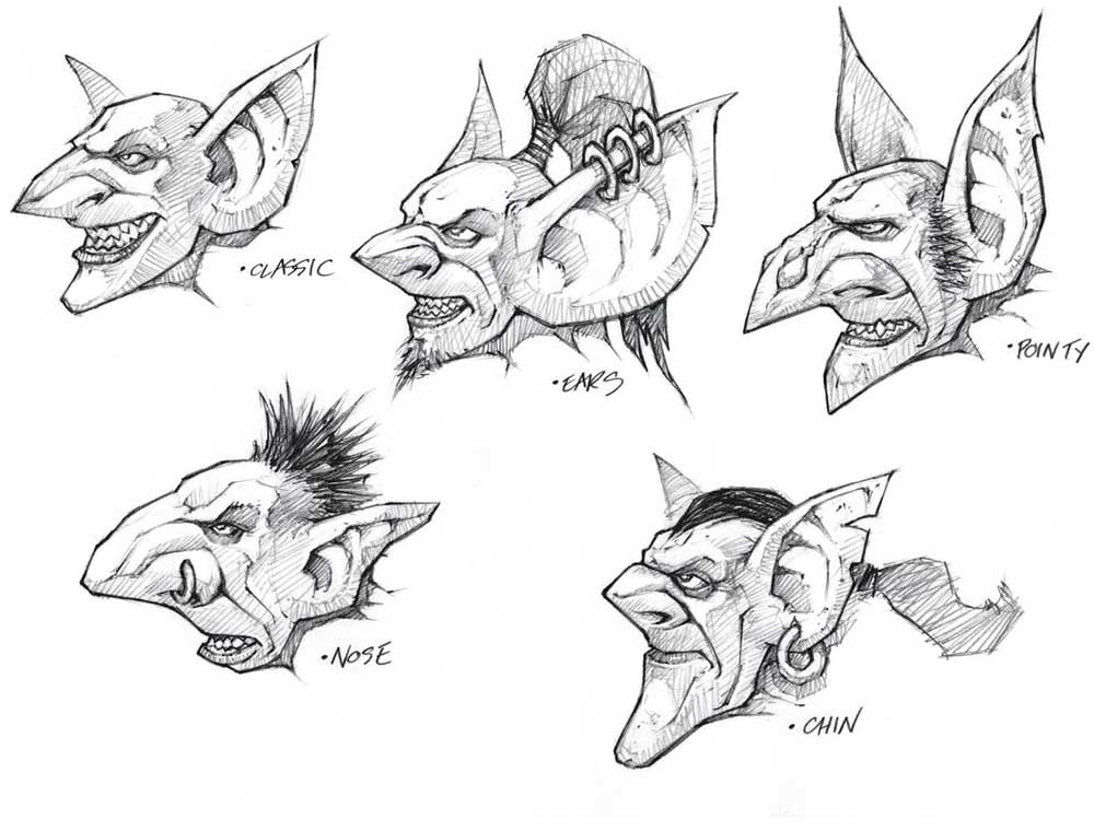 Goblin Heads - Male Art from World of Warcraft: Cataclysm