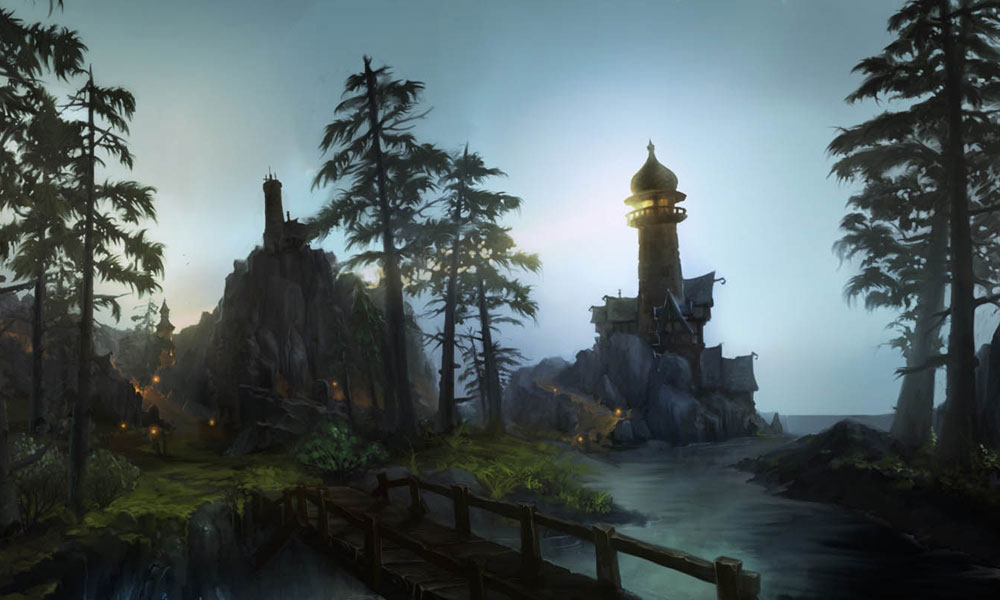 Lighthouse Art from World of Warcraft: Cataclysm
