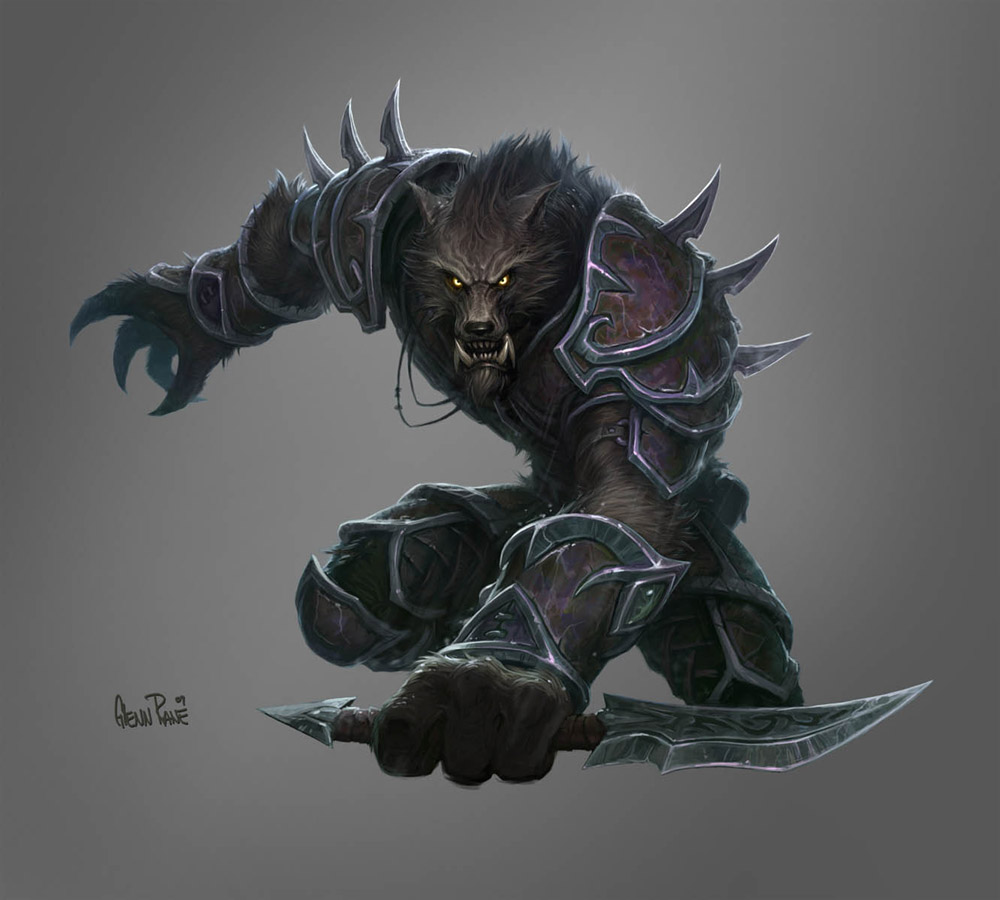 Worgen Art from World of Warcraft: Cataclysm