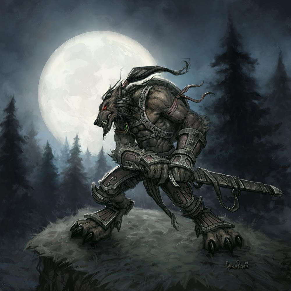 Worgen Art from World of Warcraft: Cataclysm