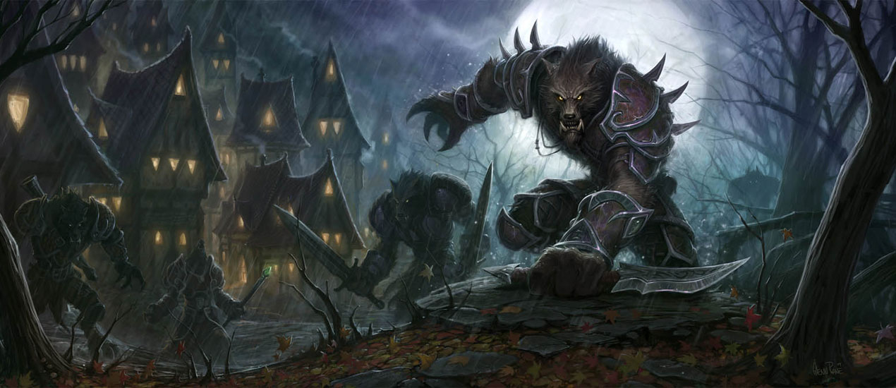 Worgen Art from World of Warcraft: Cataclysm