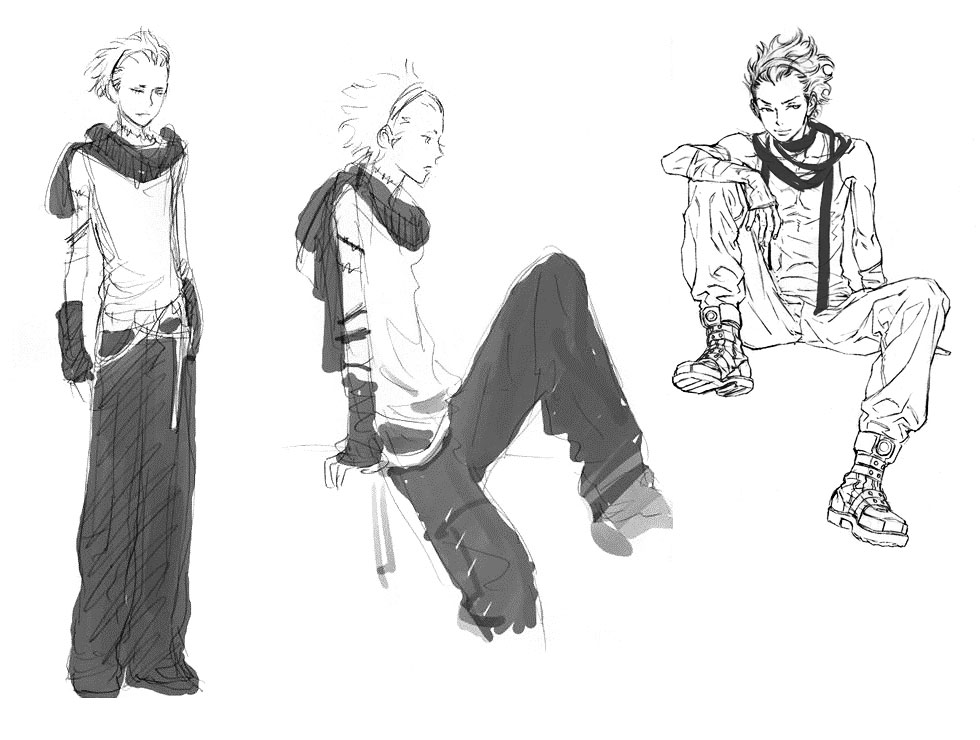 Santa Sketches from 999: Nine Hours, Nine Persons, Nine Doors
