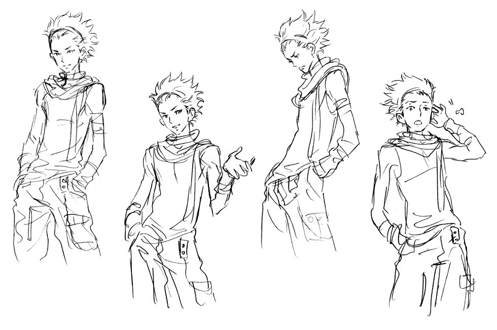 Santa Sketches from 999: Nine Hours, Nine Persons, Nine Doors