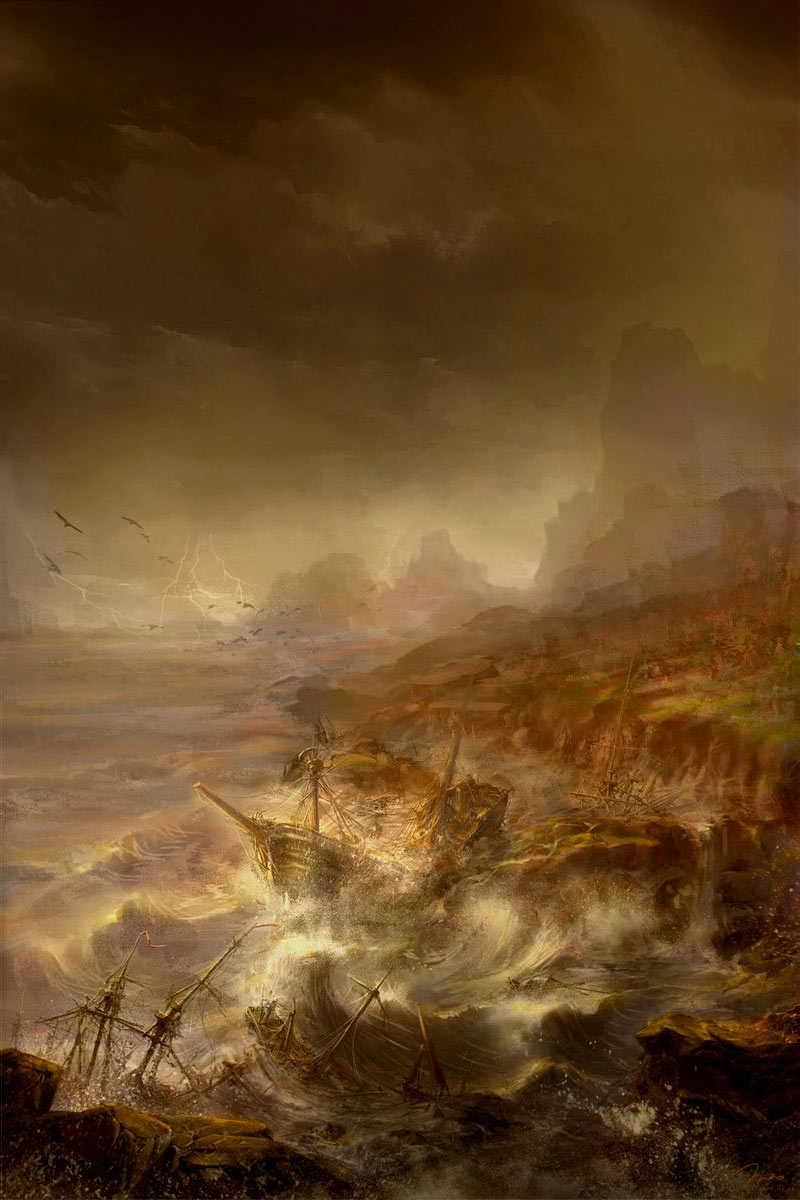 A Storm is Coming Art from Assassin's Creed III