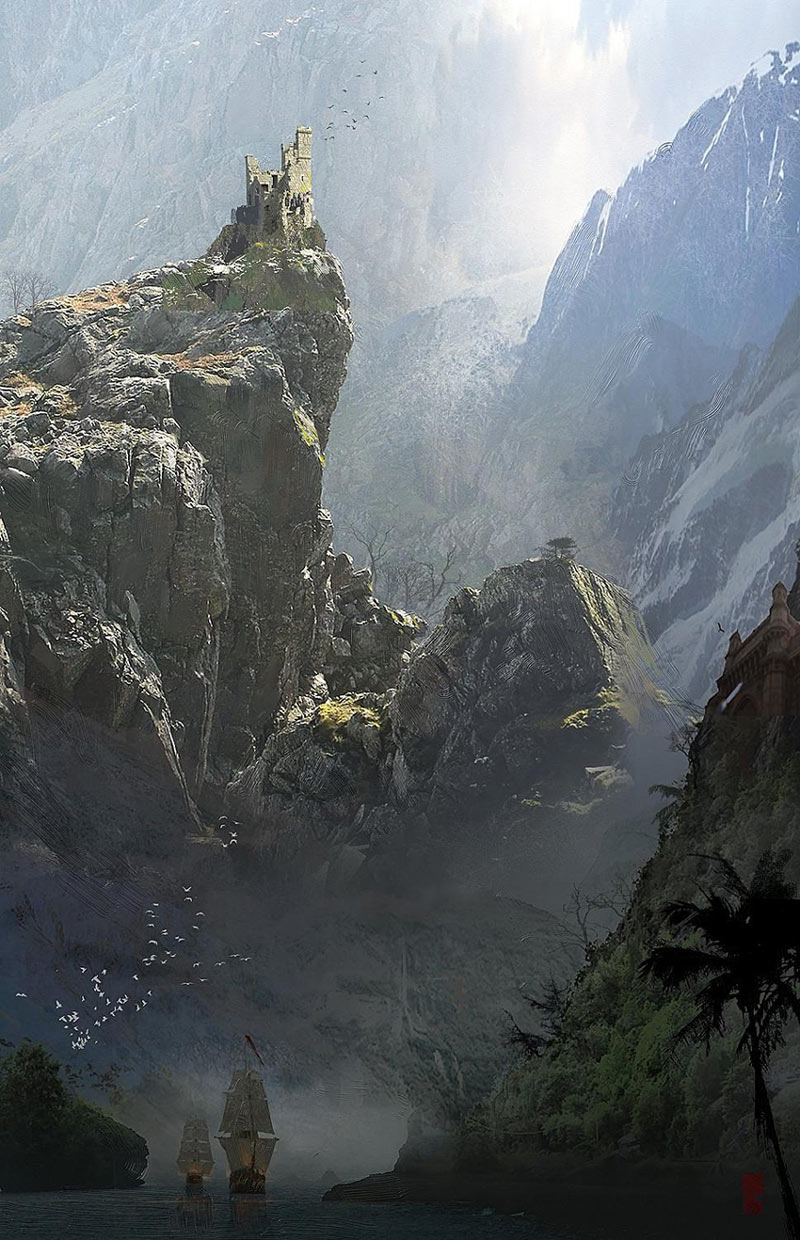 Arriving Art from Assassin's Creed III