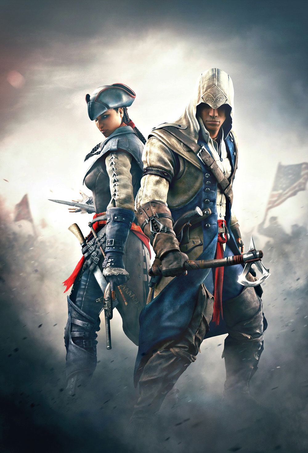Aveline & Connor Poster Art from Assassin's Creed III