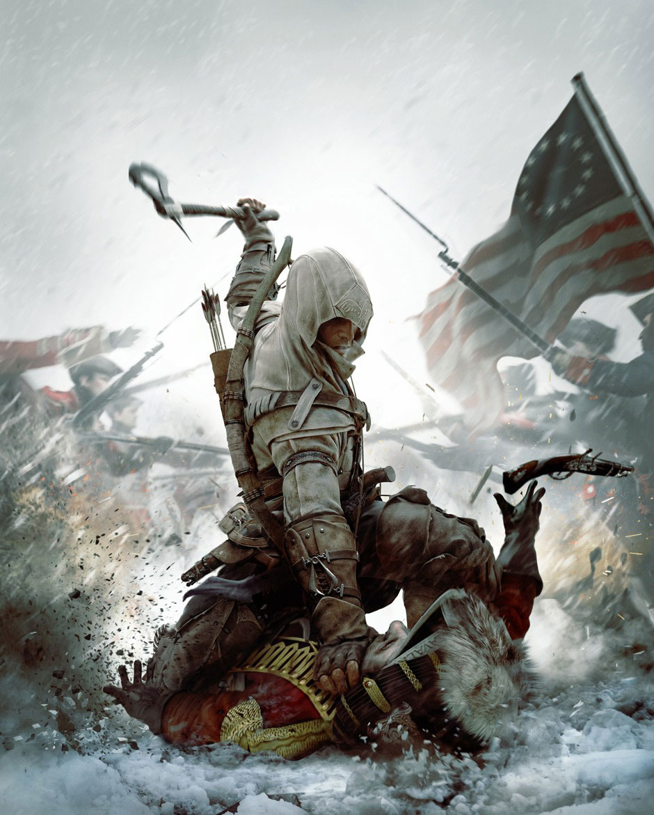 Box Art Illustration from Assassin's Creed III