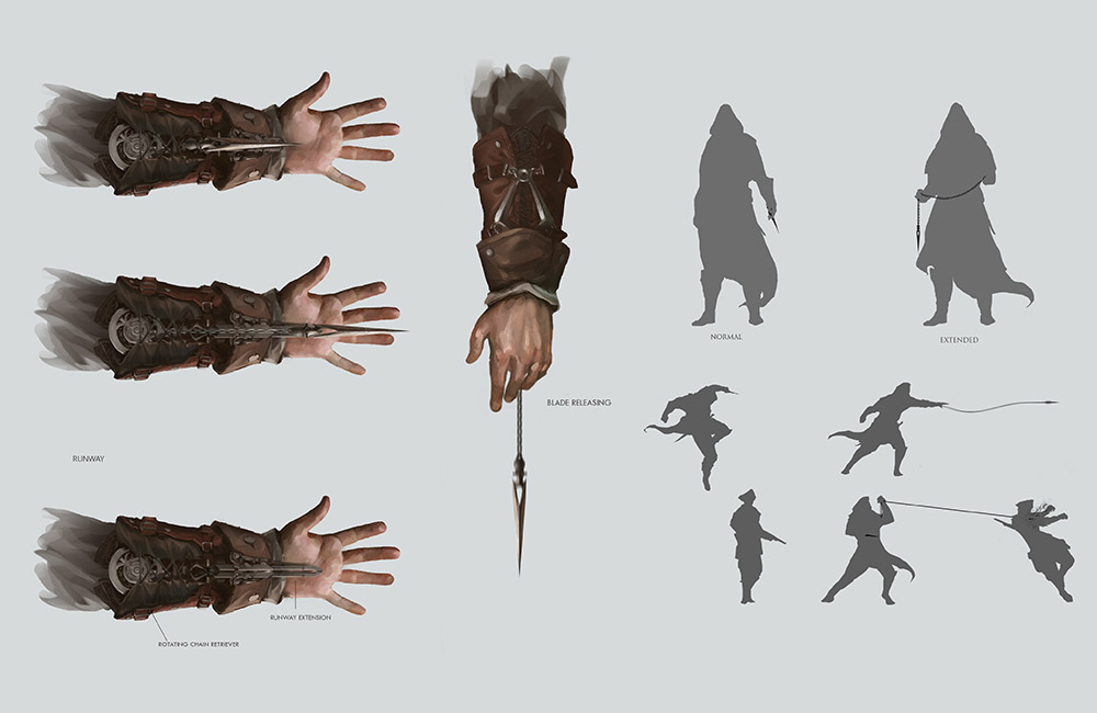 Chain Blade Weapon Art from Assassin's Creed III