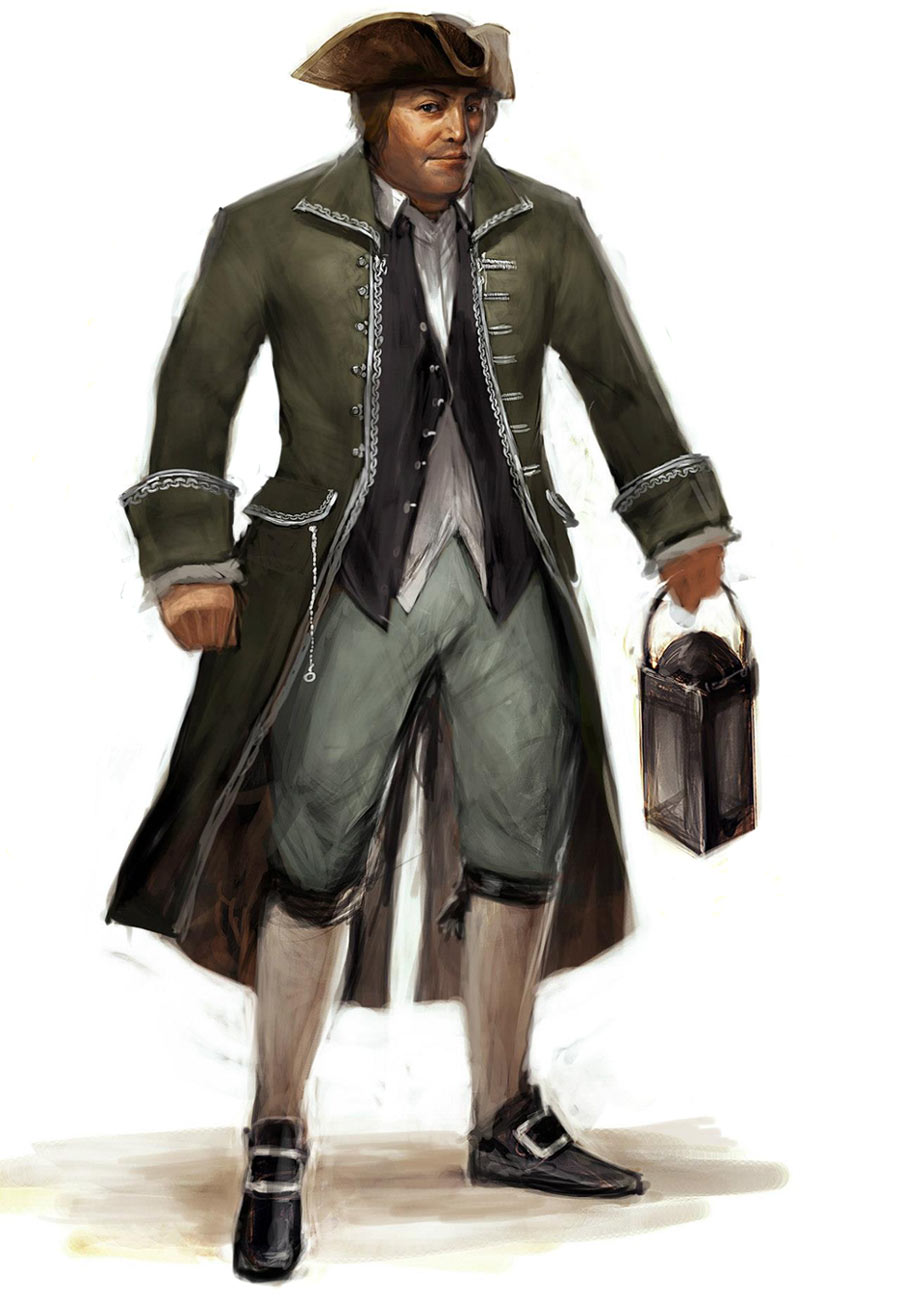 Paul Revere Concept Art from Assassin's Creed III