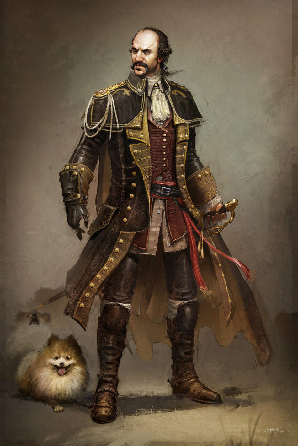 Charles Lee Art from Assassin's Creed III