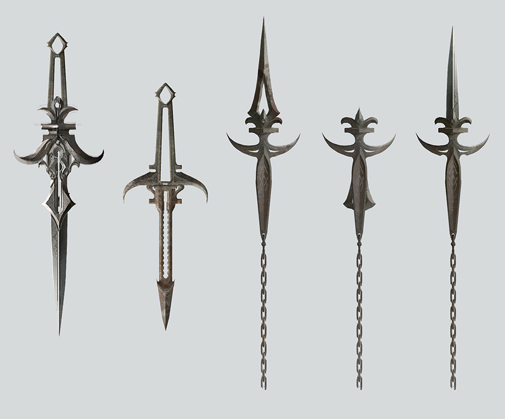 Combat Blade Weapon Art from Assassin's Creed III