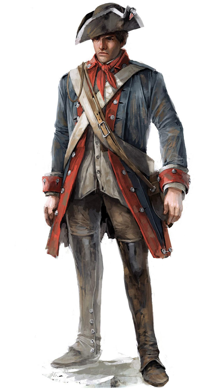 Continental Soldier Art from Assassin's Creed III