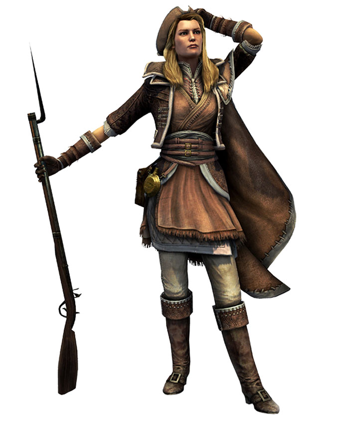 Emily Burke Art from Assassin's Creed III