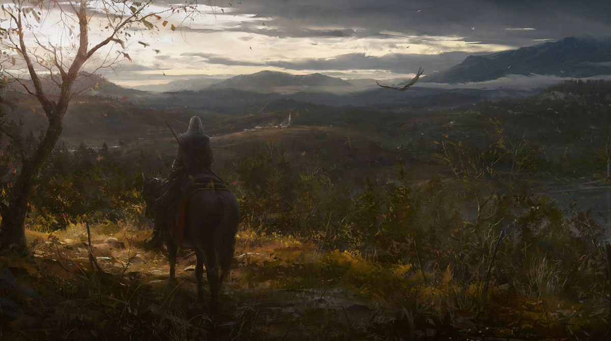 Exploring the Frontier Art from Assassin's Creed III
