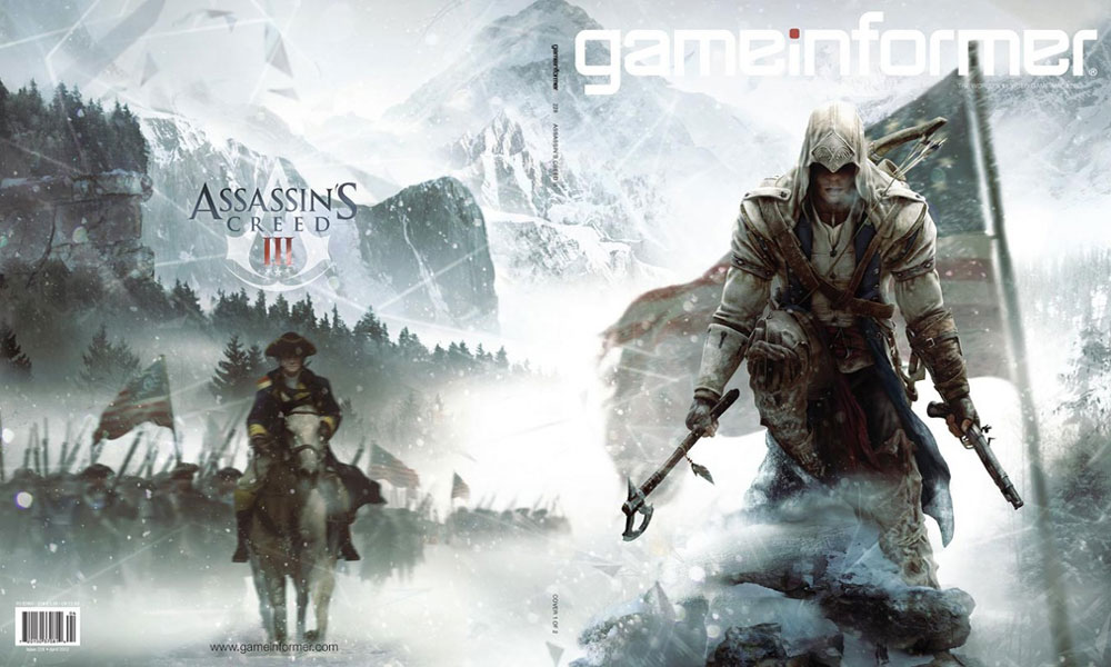 Game Informer Cover Art from Assassin's Creed III