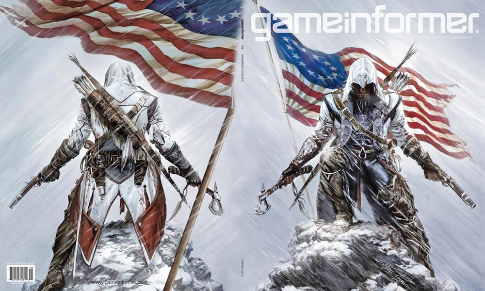 Game Informer Cover Art from Assassin's Creed III