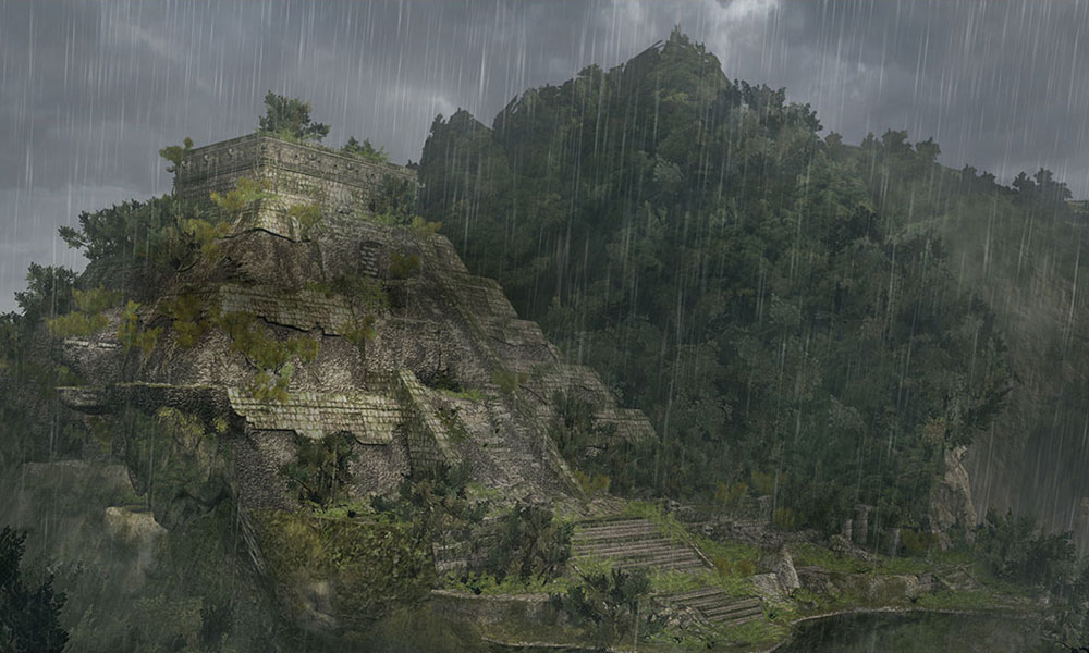 Lost Mayan Ruins Art from Assassin's Creed III