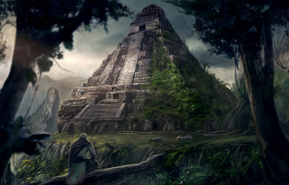 Mayan Ruins Art from Assassin's Creed III