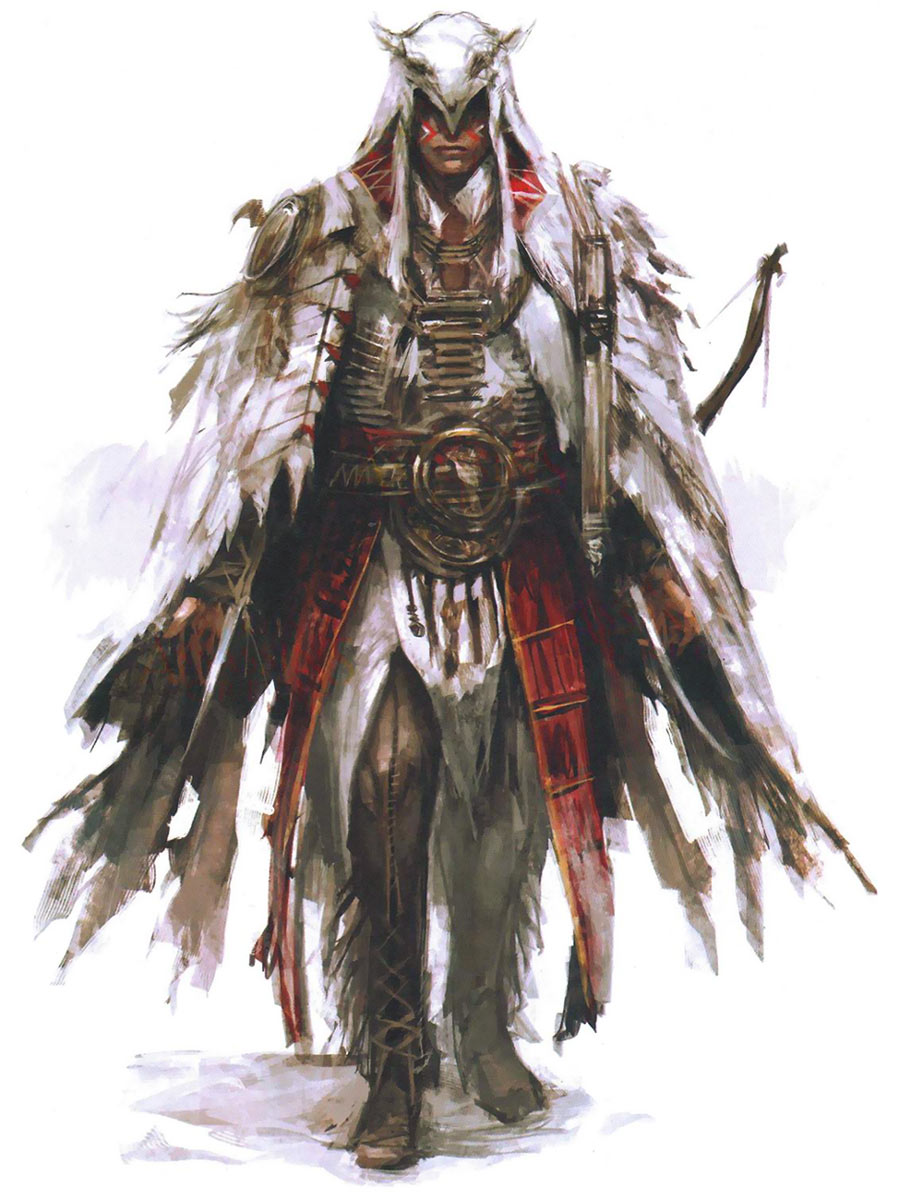 Mohawk Armor Art from Assassin's Creed III