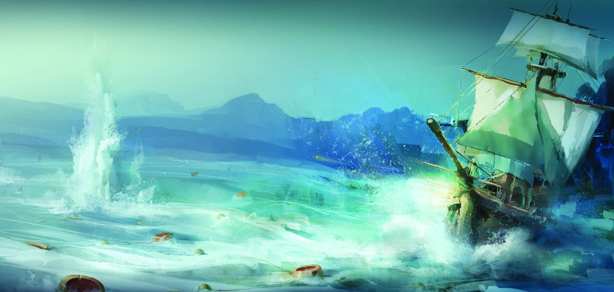 Naval Mines Art from Assassin's Creed III