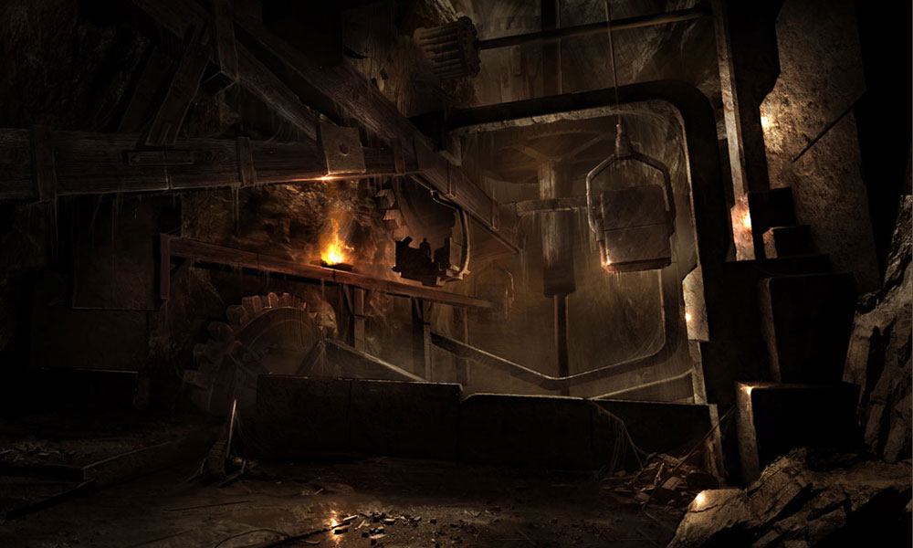 Old Lift Art from Alone in the Dark