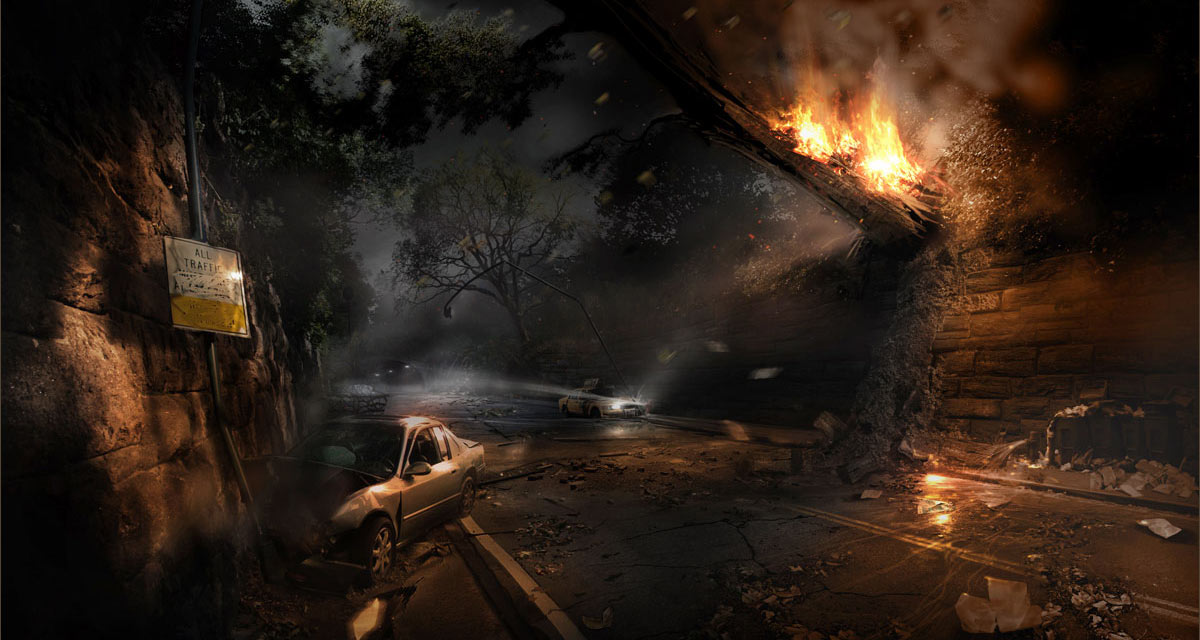 Transverse Street Art from Alone in the Dark