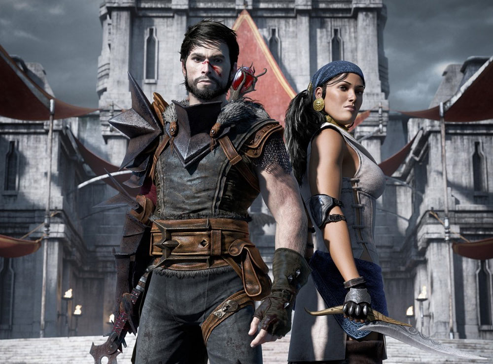 Hawke & Isabela Art from Dragon Age II