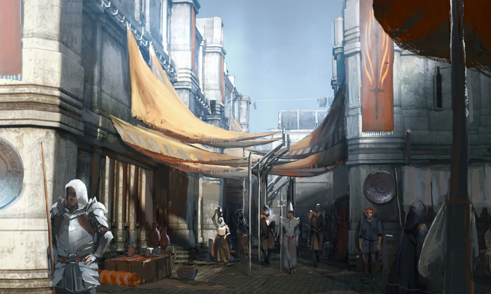 Hightown Art from Dragon Age II