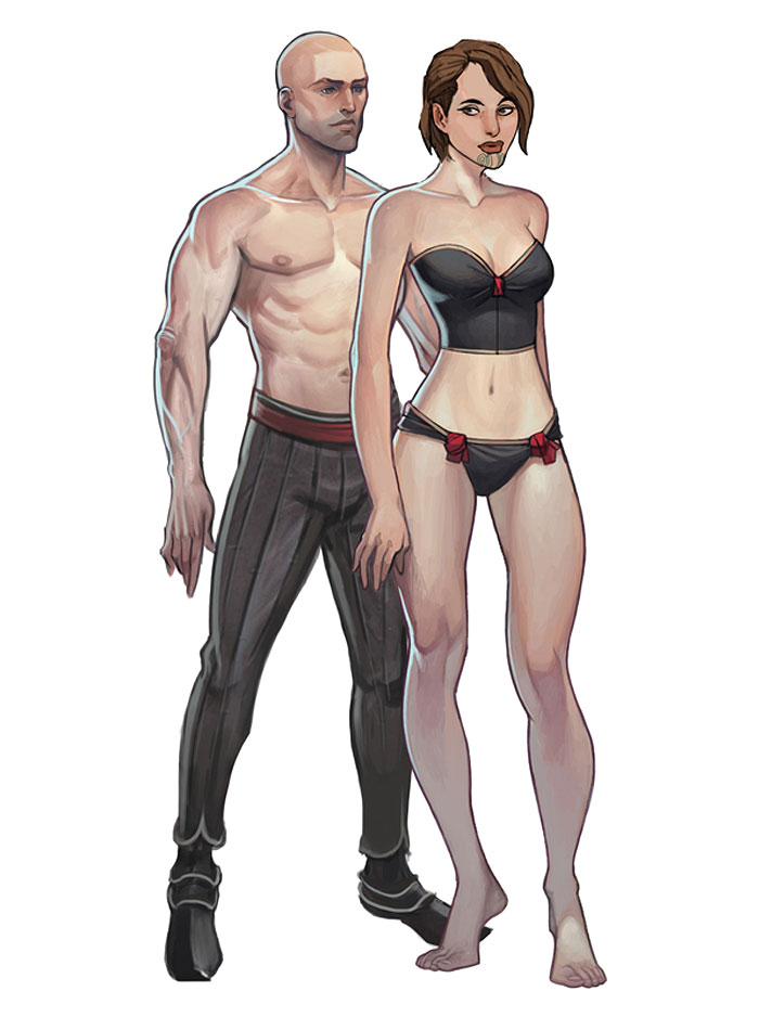 Humans Art from Dragon Age II