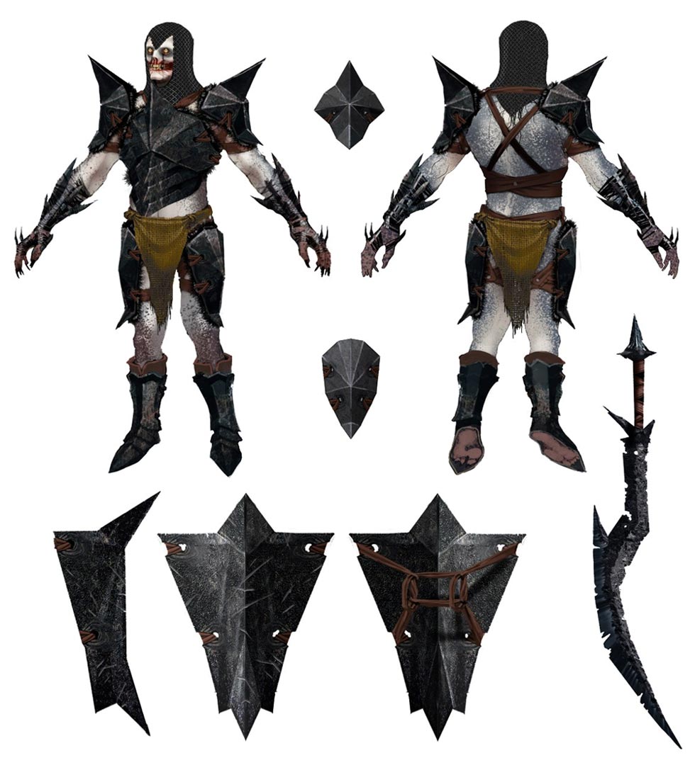 Hurlock Art from Dragon Age II