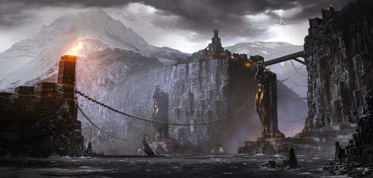 Kirkwall Gates Art from Dragon Age II