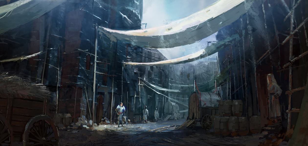 Kirkwall Lighting Art from Dragon Age II