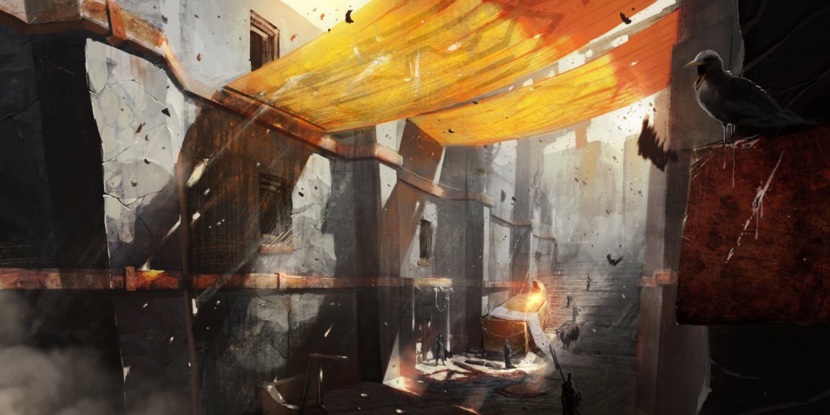 Lowtown Alley Art from Dragon Age II