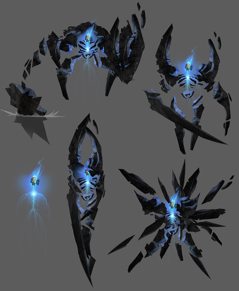 Rock Wraith Art from Dragon Age II