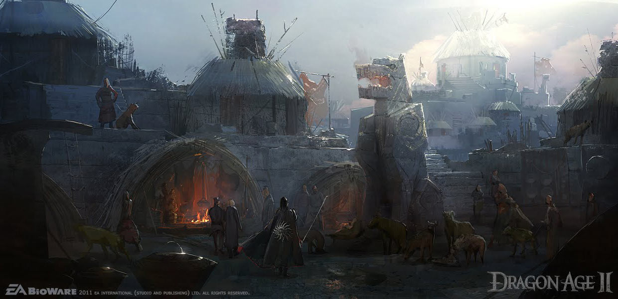 Small Market Art from Dragon Age II