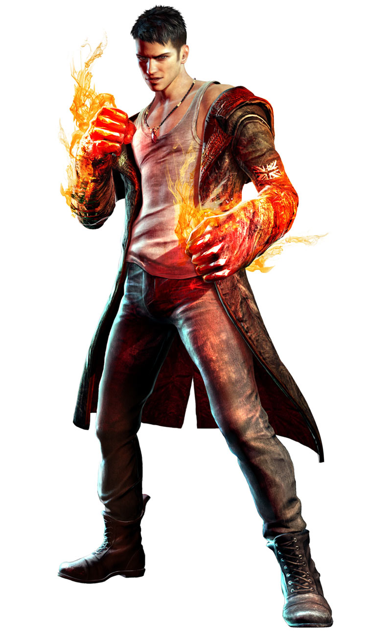 Dante & Eryx Gauntlets Art from DMC: Devil May Cry