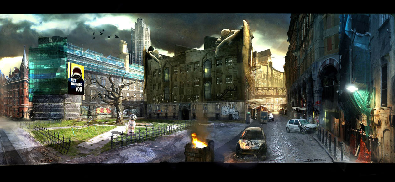 Limbo City Art from DMC: Devil May Cry
