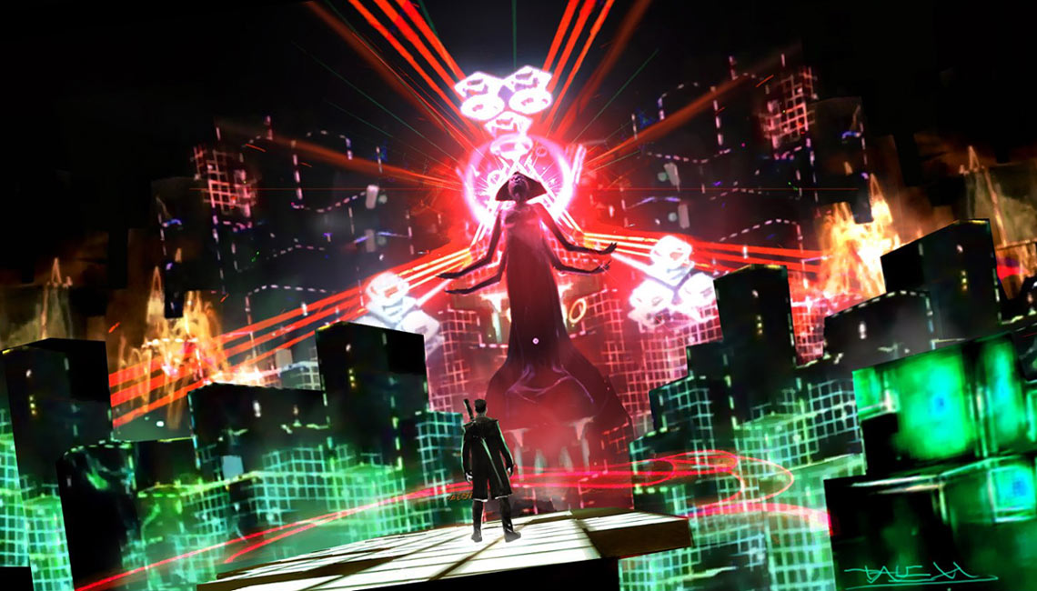 Nightclub Concept Art from DMC: Devil May Cry