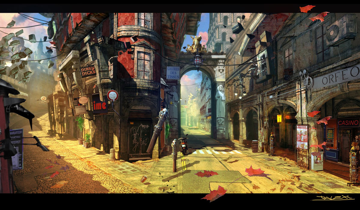 Street Corner Art from DMC: Devil May Cry