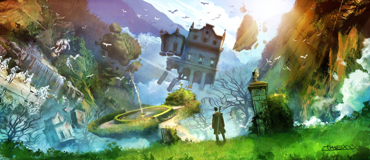 Warped Environment Art from DMC: Devil May Cry