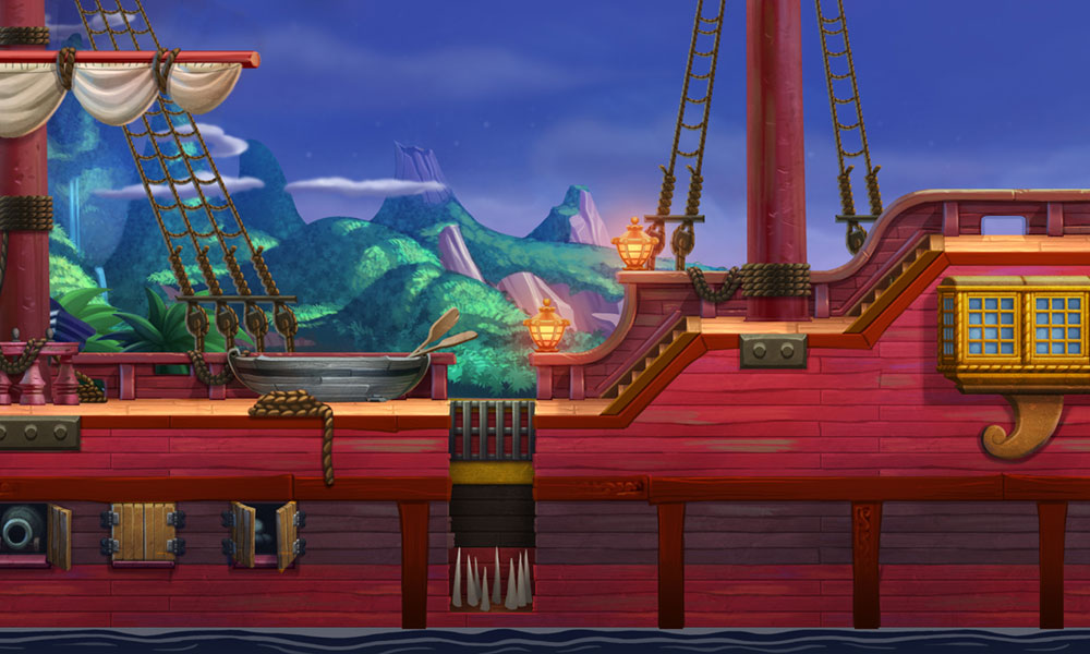 Peter Pan - Jolly Roger Art from Epic Mickey: Power of Illusion