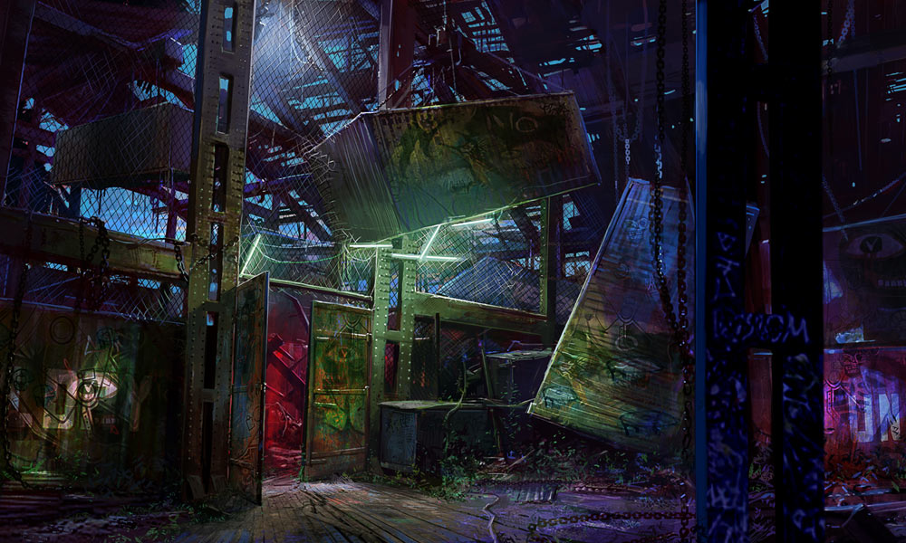 Interior Concept Art from Far Cry 3