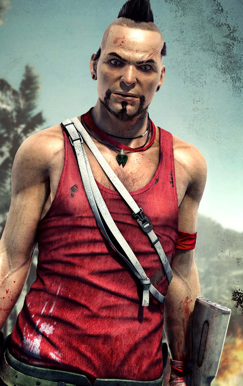 Vaas Montenegro Art from Far Cry 3