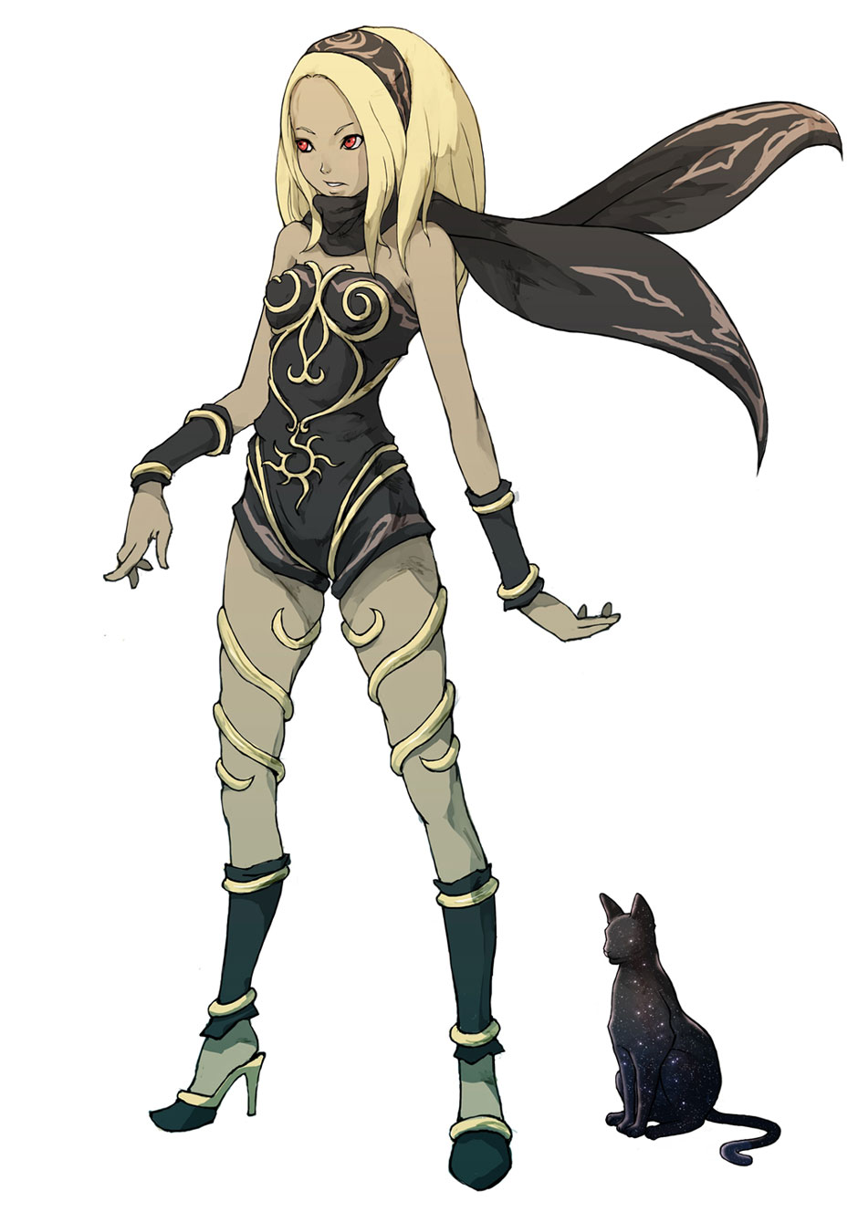 Kat & Dusty Art from Gravity Rush