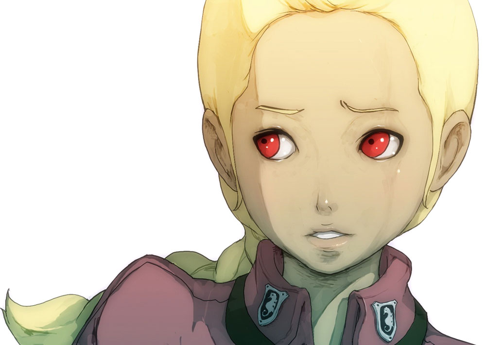 Kat Military Face Art from Gravity Rush