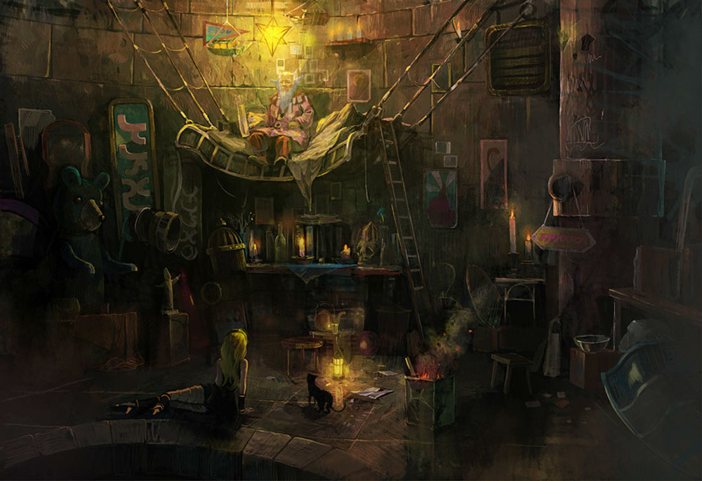 Kat's Home Art from Gravity Rush