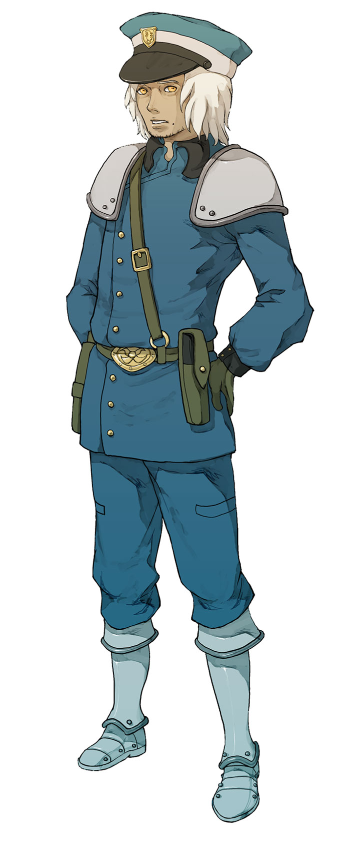 Officer Syd Art from Gravity Rush
