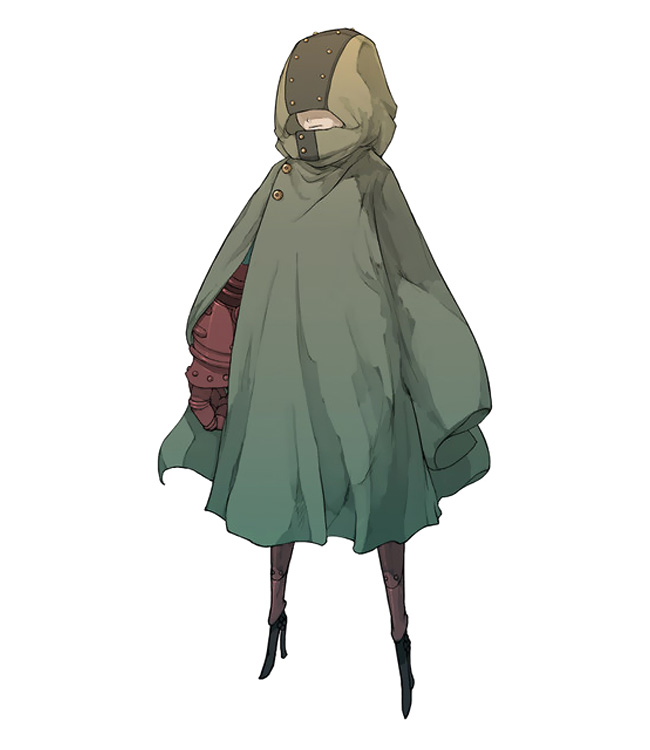 Yunika Cloaked Art from Gravity Rush