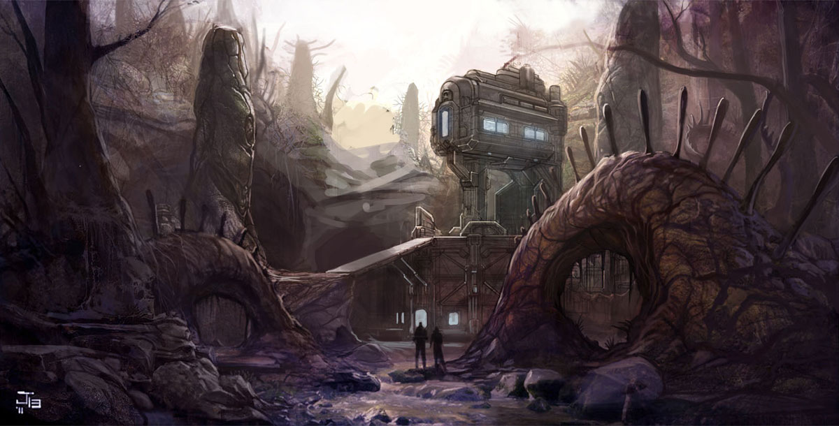 Abandon Art from Halo 4