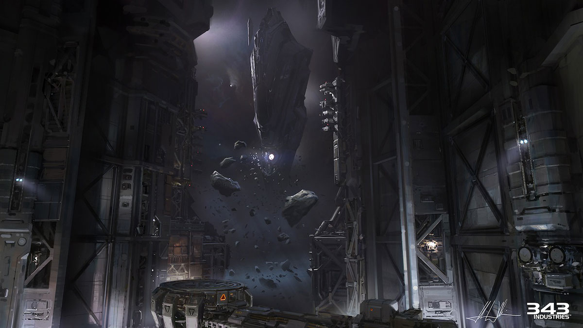 Atrium Vista Art from Halo 4